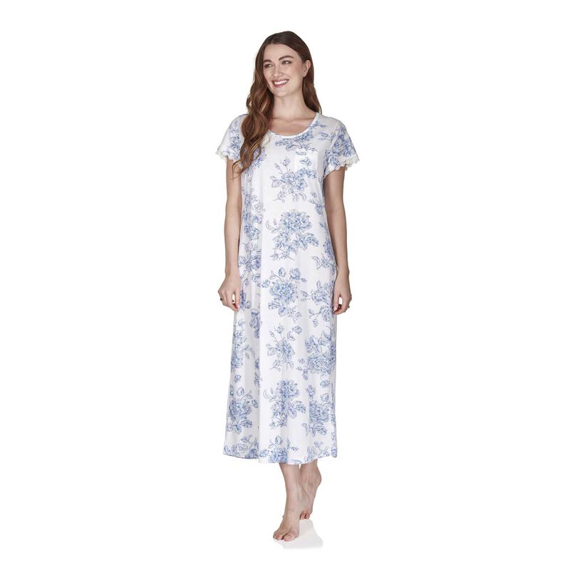 La Marquise Vintage Bouquet Short Sleeve Nightdress image number 3